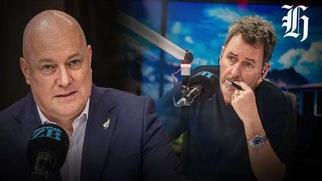 Watch: PM Luxon in studio with Mike Hosking