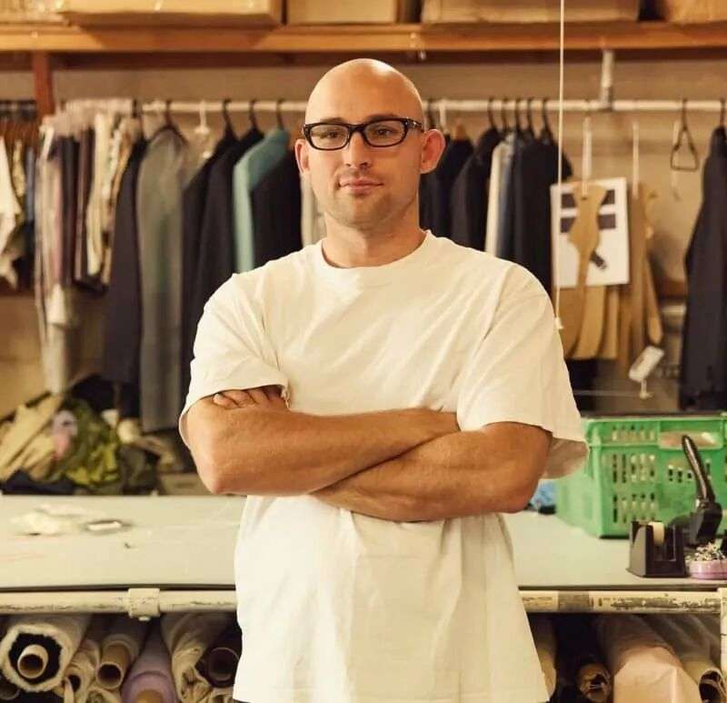 Wynn Crawshaw, the designer and founder of Wynn Hamlyn.