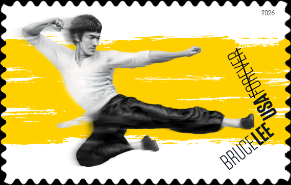 Bruce Lee Stamp