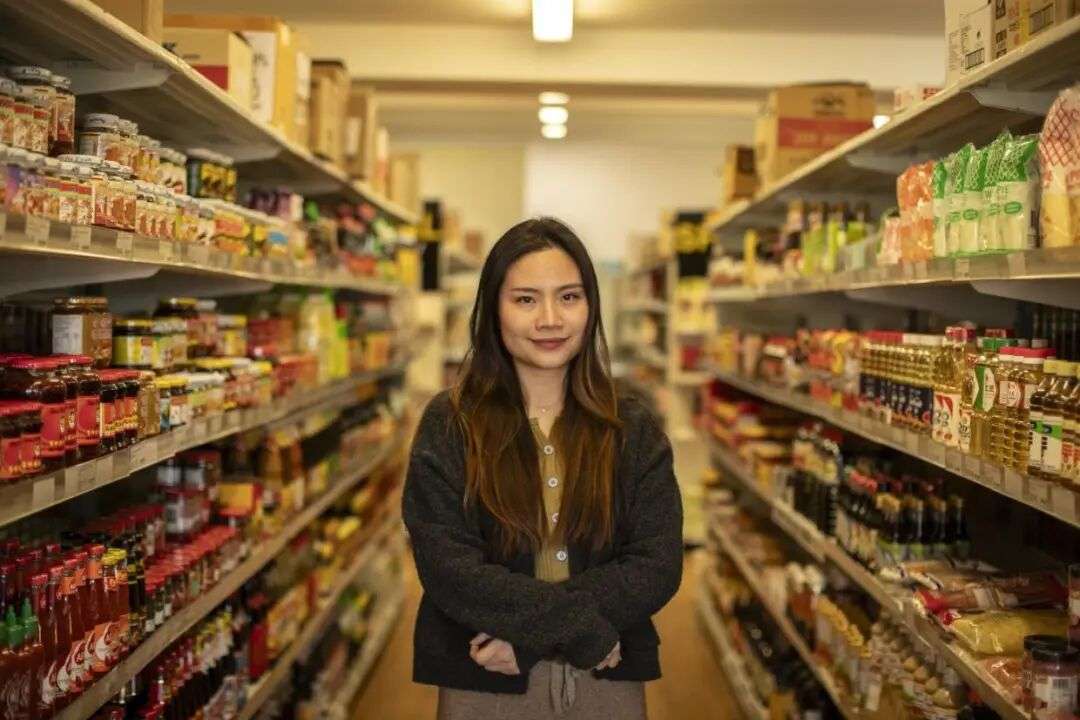 Richmond CJ Asian Supermarket Richmond owner and manager Thao Nguyen who was subjected to racial taunts by a teenage boy.