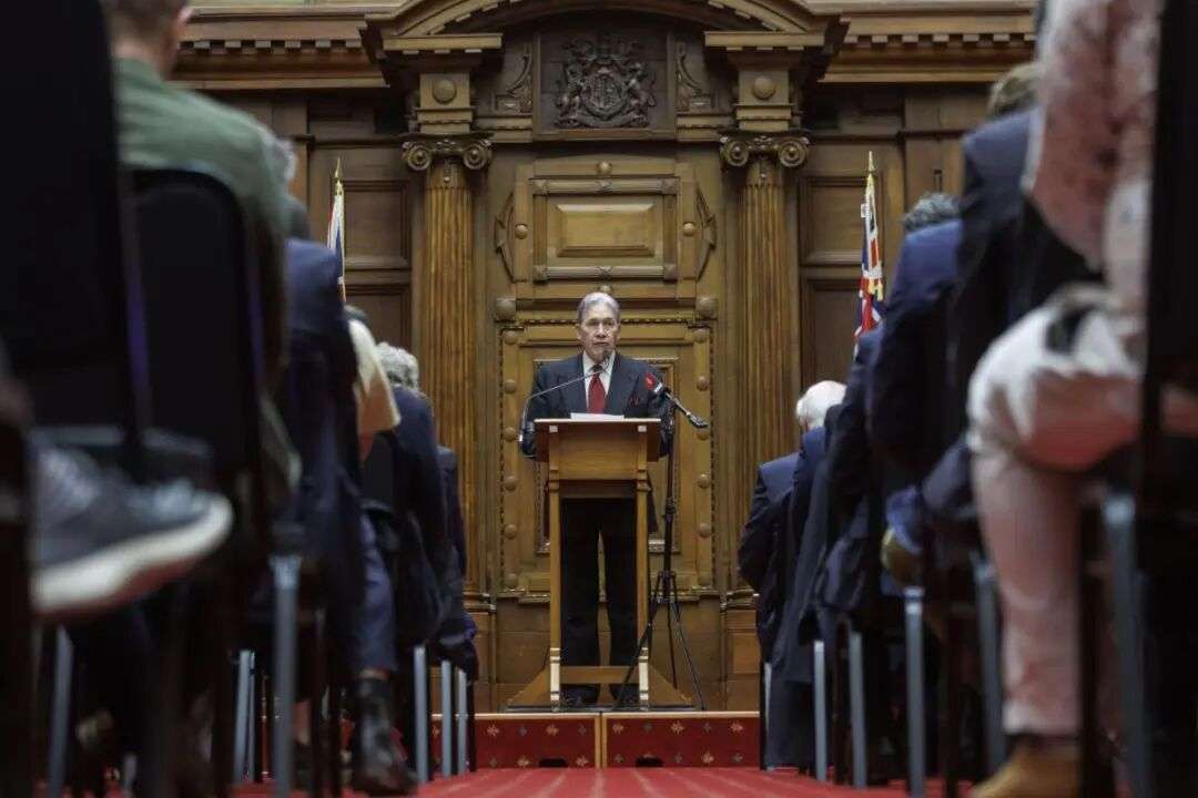 Winston Peters told the media on Tuesday that his comments to Lawrence Xu-Nan happened when he was “talking about a critical shutdown and coverup to do with the Covid inquiry, and all the people are going to suffer as a consequence.” (File photo)