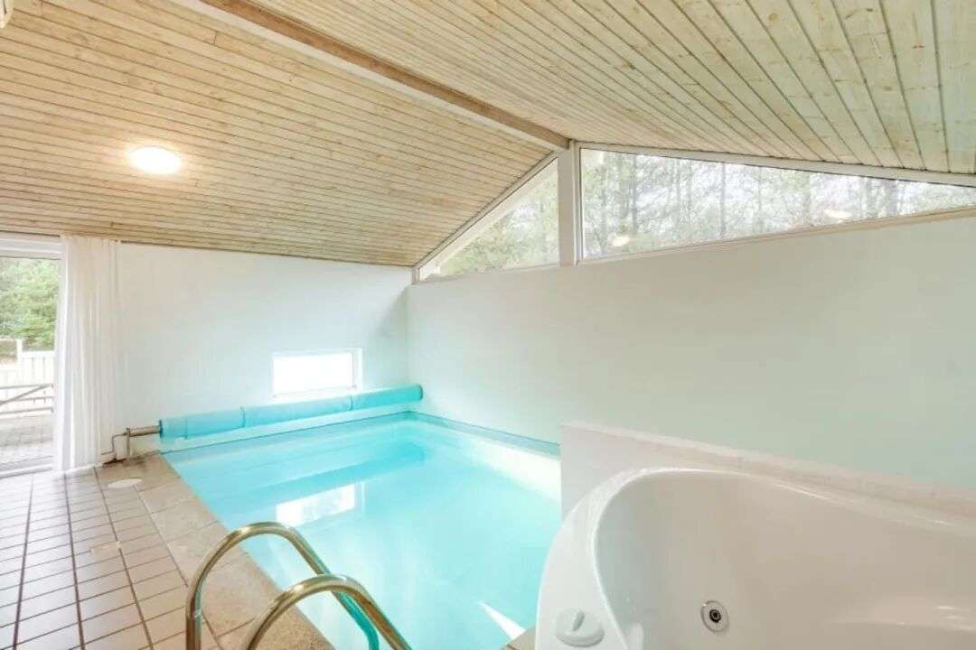The four-foot-deep swimming pool at the house in Denmark where Paula Leeson was found dead. Photo / Supplied